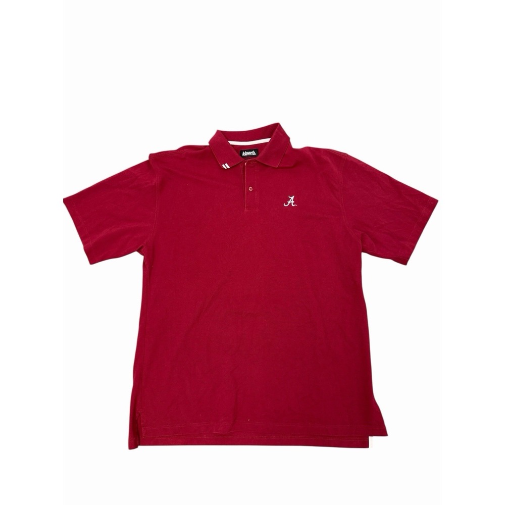 Alabama Crimson Tide Polo Shirt Mens XXL‎ Red NCAA Football Ashworth Golf